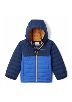 Kurtka Turystyczna Puchowa Dziecięca Columbia Powder Lite Boys Hooded Jacket ze sklepu Decathlon w kategorii Kurtki męskie - zdjęcie 176110777