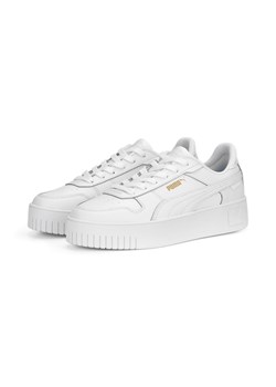 Sneakersy damskie Carina Street PUMA White Gold ze sklepu Decathlon w kategorii Buty damskie - zdjęcie 176112948