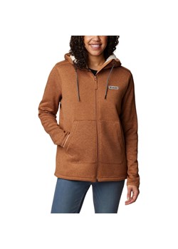 Damska bluza polarowa Columbia Weather Sherpa z pełnym zamkiem błyskawicznym ze sklepu Decathlon w kategorii Bluzy damskie - zdjęcie 176116368