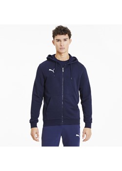 Bluza męska Puma teamGOAL 23 Casuals Hooded Jacket granatowa ze sklepu Decathlon w kategorii Bluzy męskie - zdjęcie 176130977