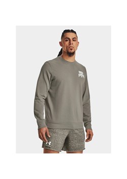 Bluza fitness męska UNDER ARMOUR Rival Terry Graphic Crew ze sklepu Decathlon w kategorii Bluzy męskie - zdjęcie 176132346