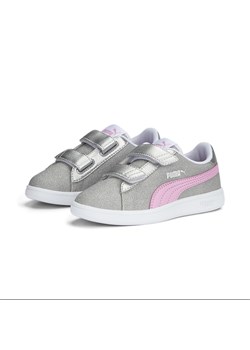 Buty Sportowe Dziewczęce Puma Smash V2 Glitz Glam V Ps ze sklepu Decathlon w kategorii Buty dziecięce - zdjęcie 176132569