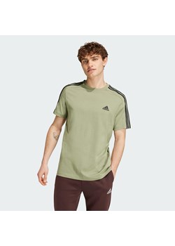 Koszulka treningowa męska adidas Essentials Single Jersey 3-Stripes Tee ze sklepu Decathlon w kategorii T-shirty męskie - zdjęcie 176146737