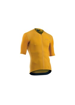 Koszulka rowerowa szosowa mtb NORTHWAVE Extreme 2 UPF50 druga skóra żółty ze sklepu Decathlon w kategorii T-shirty męskie - zdjęcie 176150005