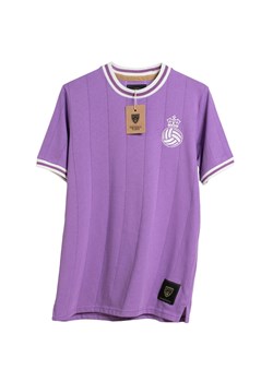 Bawełniana koszulka Football Town Corona Real Purple ze sklepu Decathlon w kategorii T-shirty męskie - zdjęcie 176154257