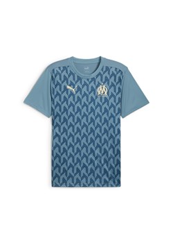 Męska koszulka przedmeczowa z krótkim rękawem Olympique Marsylia PUMA ze sklepu Decathlon w kategorii T-shirty męskie - zdjęcie 176155656