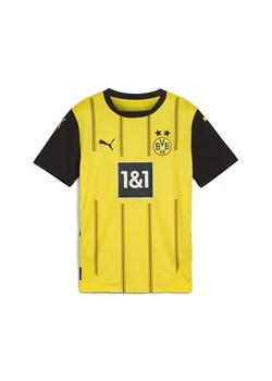 Młodzieżowa koszulka domowa Borussia Dortmund 24/25 PUMA Faster Yellow Black ze sklepu Decathlon w kategorii T-shirty chłopięce - zdjęcie 176168245