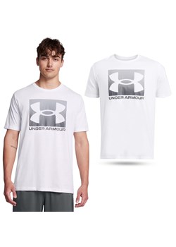 Koszulka fitness męska Under Armour Boxed Sports z krótkim rękawem ze sklepu Decathlon w kategorii T-shirty męskie - zdjęcie 176170089