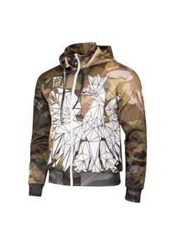 Bluza sportowa męska EXTREME HOBBY POLSKA CAMO z kapturem ze sklepu Decathlon w kategorii Bluzy męskie - zdjęcie 176170457