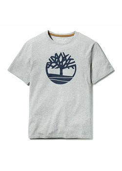 Koszulka z krótkim rękawem Męska Timberland Kennebec River Tree Szary ze sklepu Decathlon w kategorii T-shirty męskie - zdjęcie 176170809