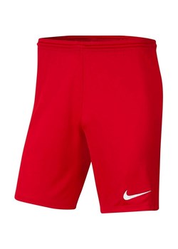 Spodenki dla dzieci Nike Dry Park III NB K czerwone BV6865 657 ze sklepu Decathlon w kategorii Spodenki męskie - zdjęcie 176184089