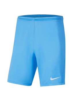 Spodenki dla dzieci Nike Dry Park III NB K jasnoniebieskie BV6865 412 ze sklepu Decathlon w kategorii Spodenki męskie - zdjęcie 176184105