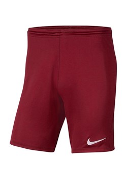 Spodenki dla dzieci Nike Dry Park III NB K bordowe BV6865 677 ze sklepu Decathlon w kategorii Spodenki męskie - zdjęcie 176184139