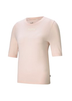 Koszulka damska Puma Modern Basics Tee Cloud różowa ze sklepu Decathlon w kategorii Bluzki damskie - zdjęcie 176196678