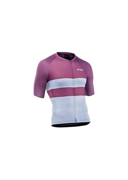 Koszulka rowerowa NORTHWAVE BLADE AIR Jersey fioletowo szara ze sklepu Decathlon w kategorii T-shirty męskie - zdjęcie 176197298