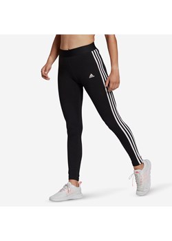 Legginsy 3S Fitness Adidas czarne ze sklepu Decathlon w kategorii Spodnie damskie - zdjęcie 176209697