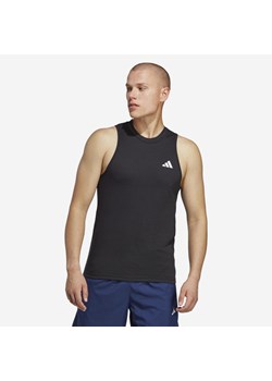 Koszulka fitness męska ADIDAS bez rękawów ze sklepu Decathlon w kategorii T-shirty męskie - zdjęcie 176216416