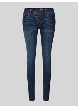 Jeansy o kroju skinny fit z dodatkiem wiskozy model ‘Malibu’ ze sklepu Peek&Cloppenburg  w kategorii Jeansy damskie - zdjęcie 176230339