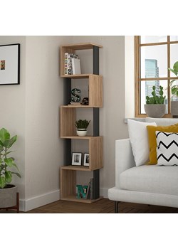 Scandinavia Concept Regał "Piri" w kolorze brązowo-antracytowym na książki - 35 x 161 x 30 cm - id: 7654070 - marki Scandinavia Concept - 176231417 Scandinavia Concept Regał "Piri" w kolorze brązowo-antracytowym na książki - 35 x 161 x 30 cm ze sklepu Limango Polska w kategorii Regały i witryny - zdjęcie 176231417