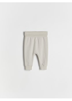 Reserved - Bawełniane spodnie - jasnoszary ze sklepu Reserved w kategorii Spodnie i półśpiochy - zdjęcie 176237277
