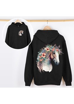 Bluza z koniem dla dziewczynki kon017 ze sklepu Time For Fashion w kategorii Bluzy dziewczęce - zdjęcie 176238298