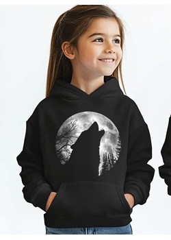 Bluza z wilkiem dla dziewczynki ze sklepu Time For Fashion w kategorii Bluzy dziewczęce - zdjęcie 176238308