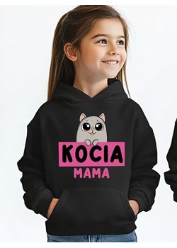 Bluza kotem dla dziewczynki - kocia mama ze sklepu Time For Fashion w kategorii Bluzy dziewczęce - zdjęcie 176238309