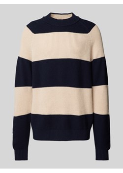 Sweter z dzianiny z raglanowymi rękawami ze sklepu Peek&Cloppenburg  w kategorii Swetry męskie - zdjęcie 176242878