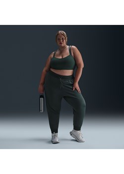 Damskie joggery 7/8 z wysokim stanem Nike Therma-FIT One (duże rozmiary) - Zieleń ze sklepu Nike poland w kategorii Spodnie damskie - zdjęcie 176244265