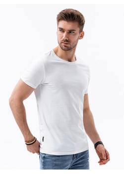 Zestaw koszulek bawełnianych BASIC 3-pak - biały V10 Z30 ze sklepu ombre w kategorii T-shirty męskie - zdjęcie 176246065