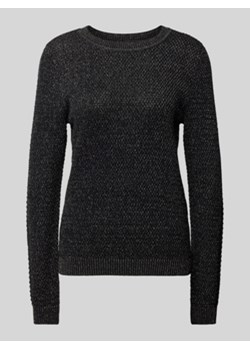 Sweter z dzianiny z efektowną przędzą model ‘DALO’ ze sklepu Peek&Cloppenburg  w kategorii Swetry damskie - zdjęcie 176256357