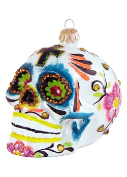 Krebs Glas Lauscha Bombka ze wzorem - dł. 10 cm ze sklepu Limango Polska w kategorii Dekoracje bożonarodzeniowe - zdjęcie 176256505