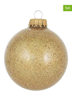 Krebs Glas Lauscha Bombki (6 szt.) w kolorze złotym ze sklepu Limango Polska w kategorii Dekoracje bożonarodzeniowe - zdjęcie 176256507