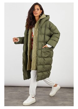 Cool and sexy Płaszcz pikowany w kolorze zielonym ze sklepu Limango Polska w kategorii Płaszcze damskie - zdjęcie 176257295