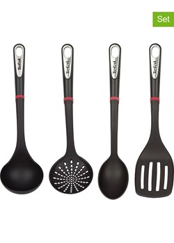Tefal 4-częściowy zestaw kuchenny &quot;Ingenio&quot; w kolorze czarnym ze sklepu Limango Polska w kategorii Akcesoria kuchenne - zdjęcie 176257518