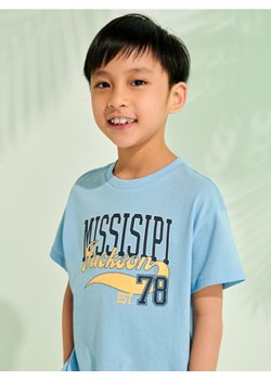 Sinsay - Koszulka - niebieski ze sklepu Sinsay w kategorii T-shirty chłopięce - zdjęcie 176258446