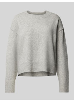 Sweter o kroju regular fit z dzianiny ze szwem na piersi model ‘ESTI’ ze sklepu Peek&Cloppenburg  w kategorii Swetry damskie - zdjęcie 176258898