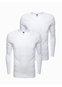 Zestaw longsleeve męski V-NECK - mix 2-pak V3 Z41 ze sklepu ombre w kategorii T-shirty męskie - zdjęcie 176261708