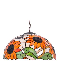 Regulowana lampa wisząca witrażowa w kwiaty - A659 A9-K92 ze sklepu Edinos.pl w kategorii Lampy wiszące - zdjęcie 176263406