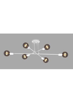 Biała metalowa lampa sufitowa patyki bez kloszy - 2X A726 B3-M51 ze sklepu Edinos.pl w kategorii Lampy sufitowe - zdjęcie 176263806