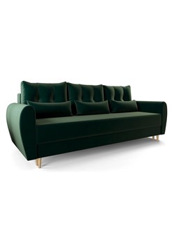 Zielona sofa rozkładana P9-T02 ze sklepu Edinos.pl w kategorii Sofy i kanapy - zdjęcie 176264157