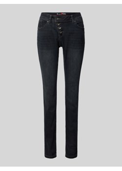 Jeansy o kroju skinny fit z 5 kieszeniami model ‘Malibu’ ze sklepu Peek&Cloppenburg  w kategorii Jeansy damskie - zdjęcie 176268006