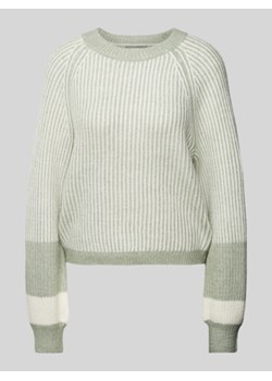 Sweter z dzianiny z okrągłym dekoltem ze sklepu Peek&Cloppenburg  w kategorii Swetry damskie - zdjęcie 176268399