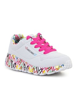 Buty Skechers Lovely Luv 314976L-WMLT białe ze sklepu ButyModne.pl w kategorii Buty sportowe dziecięce - zdjęcie 176274549