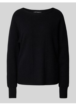 Sweter z wełny z fakturowanym wzorem ze sklepu Peek&Cloppenburg  w kategorii Swetry damskie - zdjęcie 176284357