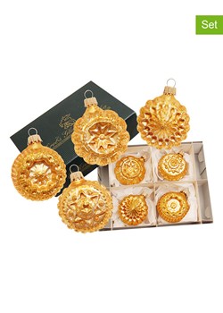 Krebs Glas Lauscha Bombki (4 szt.) w kolorze złotym - Ø 5 cm ze sklepu Limango Polska w kategorii Dekoracje bożonarodzeniowe - zdjęcie 176284769