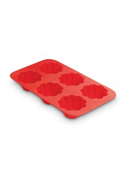 Guardini Silikonowa forma w kolorze czerwonym do muffinek - 29 x 17 x 3,5 cm ze sklepu Limango Polska w kategorii Akcesoria do pieczenia - zdjęcie 176285556