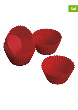 Guardini Silikonowe foremki (6 szt.) w kolorze czerwonym do muffinek - Ø 6,5 cm ze sklepu Limango Polska w kategorii Akcesoria do pieczenia - zdjęcie 176285559
