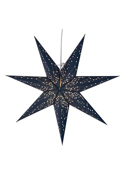 STAR Trading Lampa wisząca &quot;Galaxy&quot; w kolorze niebieskim - Ø 60 cm ze sklepu Limango Polska w kategorii Dekoracje bożonarodzeniowe - zdjęcie 176285749