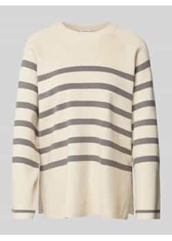 Sweter z dzianiny z okrągłym dekoltem model ‘FIFI’ ze sklepu Peek&Cloppenburg  w kategorii Swetry damskie - zdjęcie 176288455